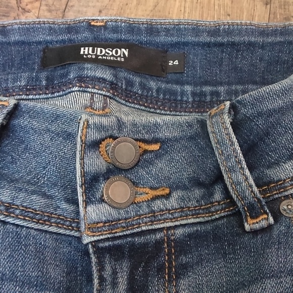 Hudson Women's Signature Boot/Flare Jeans Wash Is OBLD Size 24 - Picture 9 of 16